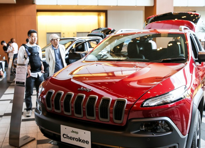 IMG_0360-706x509 新型Jeep® Cherokeeが東京ミッドタウンにやってきた！＜New Jeep® Cherokee Caravan＞レポート！