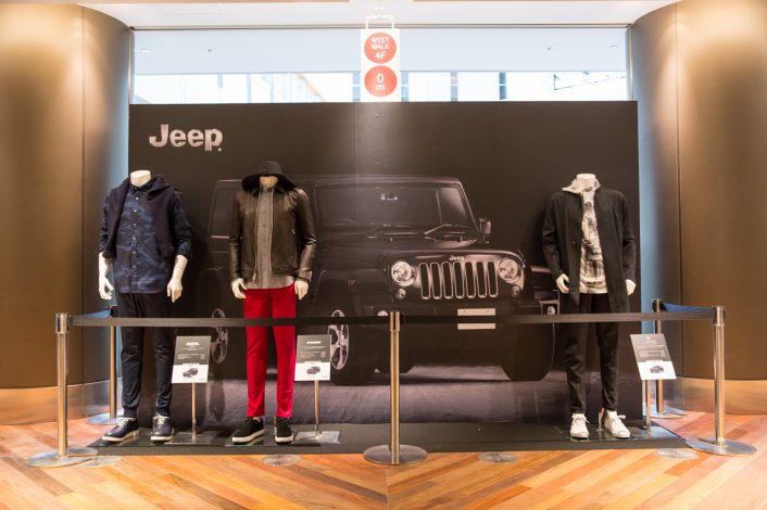 160324_YK_10203-706x470 Jeep®が六本木ヒルズをジャック！人気メンズファッションブランドとコラボレーションした＜Jeep® Real Story Campaign＞の模様をレポート！