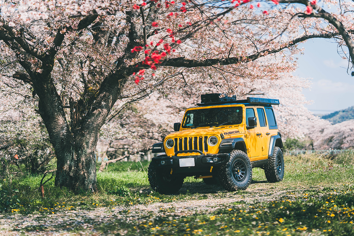 春 【Jeepオーナーインタビュー】クルマとカメラ。憧れのラングラーと共に、春夏秋冬、どこへでも。