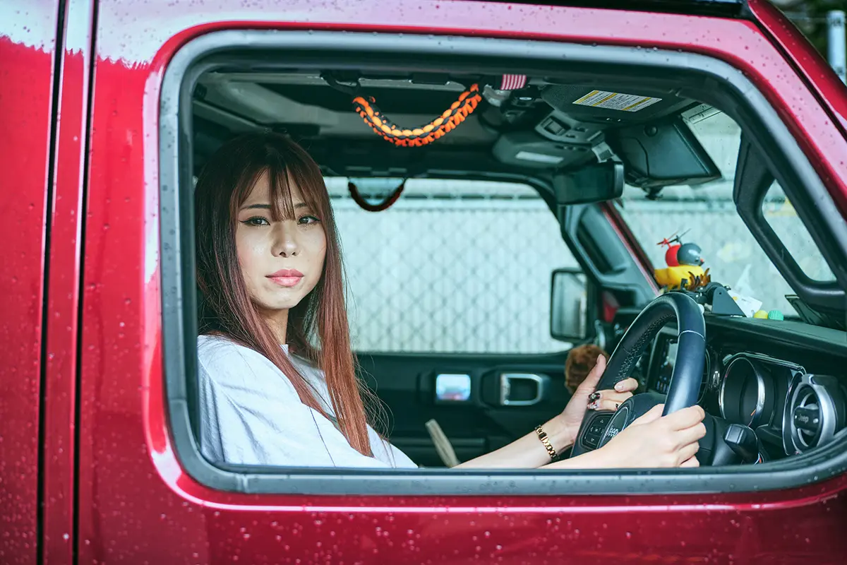 DSF3192re 【Jeepオーナーインタビュー】Jeepがあってこその私。一目惚れした彼氏はラングラー。