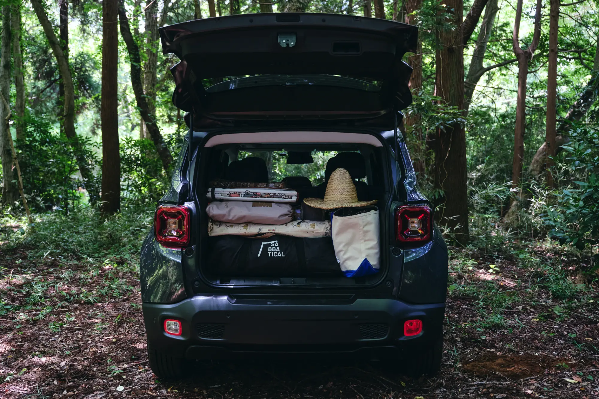DSF7053 【Jeepモデル別・積載企画】Jeep Renegade e-Hybridで行くキャンプを人気スタイリスト・平健一がレクチャー